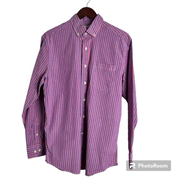 3 Crown & Ivy Long Sleeve Button Down Shirts Striped Plaid Floral Print Mens M - Picture 2 of 16